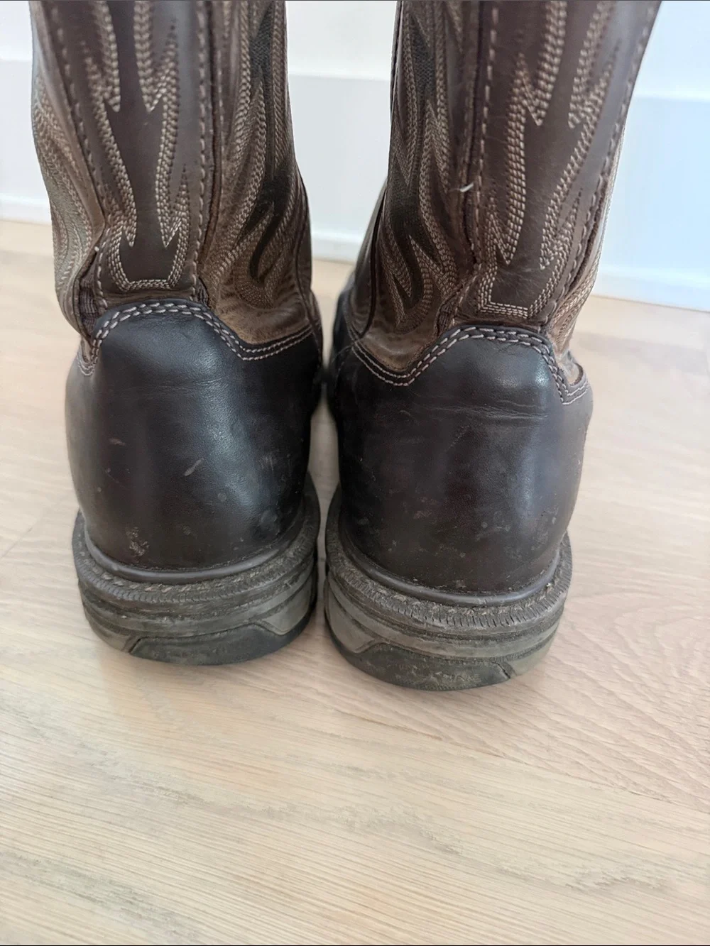 Red Wing Rio Flex Brown Leather Western Square Toe Work Boots Size 11